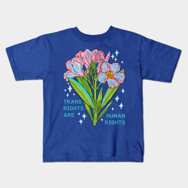 Trans Rights Are Human Rights Kids T-Shirt by FabulouslyFeminist